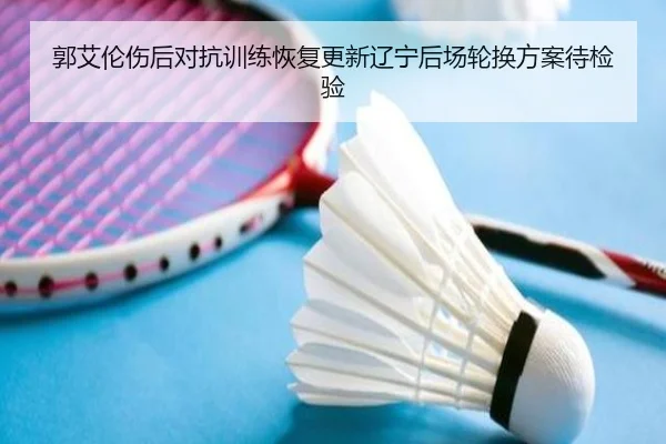 郭艾伦伤后对抗训练恢复更新辽宁后场轮换方案待检验